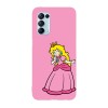 Husa compatibila cu Oppo A55, Viceversa, model Princess Peach Super Mario, Silicon, TPU, Transparent, Carcasa