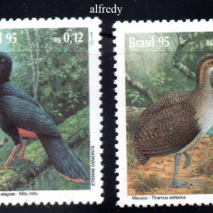 BRAZILIA 1995, Fauna, Pasari, MNH, serie neuzata