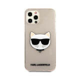Cumpara ieftin Husa Karl Lagerfeld Choupette Glitter pentru iPhone 12 Pro Max Auriu