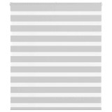 Jaluzea tip zebra gri deschis latime tesatura 120,9cm poliester