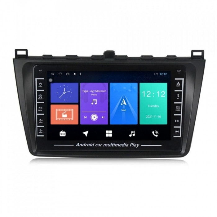 Navigatie dedicata cu Android Mazda 6 2008 - 2013, 1GB RAM, Radio GPS Dual