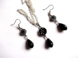 set colier si cercei cu cristale 37125