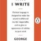 Why I Write