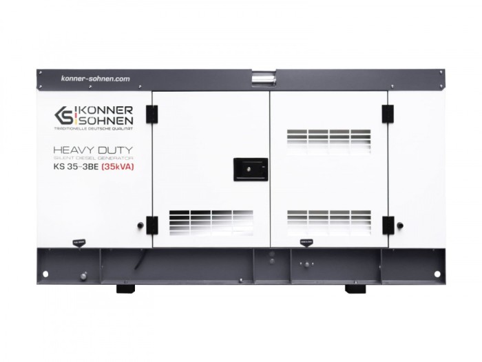 Generator de curent trifazat cu motor diesel Konner Sohnen KS 35-3BE, 35 kva