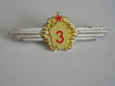 QW9 N 42 - insigna - militar - specialist clasa - clasa 3 foto