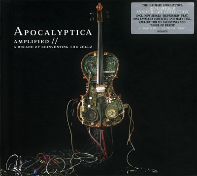 2xCD Apocalyptica - Amplified // A Decade of Reinventing the Cello 2006 Limited Edition, Digibook Enhanced foto