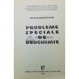 PROBLEME SPECIALE DE GEOCHIMIE - 1996 - Victor Sabliovschi (Z12)