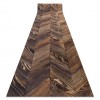 Traversa anti-alunecare DIGITAL - FRENCH CHEVRON Heringă maro / bej, 120 cm