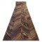 Traversa anti-alunecare DIGITAL - FRENCH CHEVRON Heringă maro / bej, 120 cm