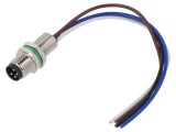 Conector M8 4-PIN Tată Drept Montare Panou 3A