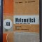 MATEMATICA CLASA A XII A NICU BOBOC , ION COLOJOARA , ANUL 1982