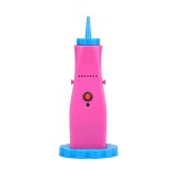 Pompa electrica pentru umflat baloane, din plastic, cu acumulator, autonomie 3-4h, portabila, roz, Flippy