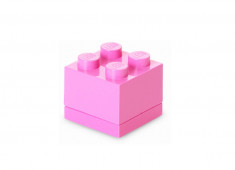 Mini cutie depozitare LEGO 2x2 roz (40111739) foto