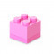 Mini cutie depozitare LEGO 2x2 roz (40111739)