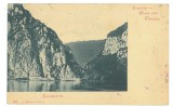 3189 - ORSOVA, Danube Kazan, Litho, Romania - old postcard - used - 1900