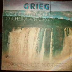 DISC / VINIL / - GRIEG -CONCERTUL PENTRU PIAN - VALENTIN GHEORGHIU