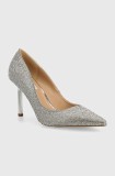 Steve Madden pantofi cu toc Classie-R culoarea argintiu, SM11002906