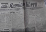 ziarul Rom&acirc;nia LIBERĂ - 29 martie 1990