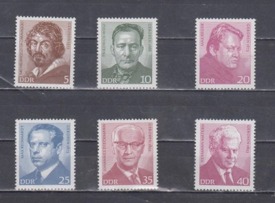 A12 S4 1- Timbre foarte vechi - Fosta Germanie Democrata - DDR - personalitati foto