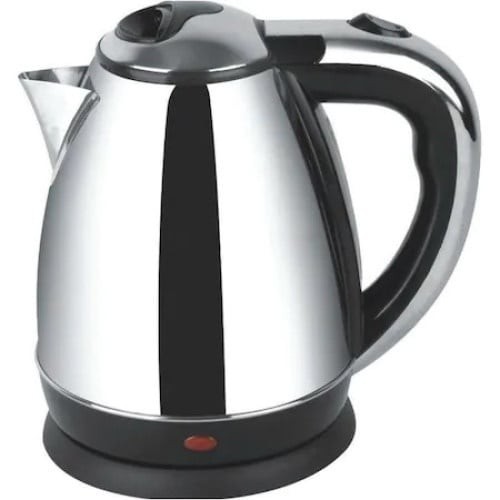 Cana Fierbator Electric FOXMAG24, Inox, Capacitate de 2L, Baza Rotativa la 360 de grade, Indicator LED, Indicator L de apa, Oprire Autoamata, Protecti
