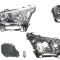 Far Bmw Seria 5 (E60/E61), 06.2003-03.2007, fata, Dreapta, H7+H7+LED+PY21W+W5W; electric; semnalizare alba; cu motor, DEPO