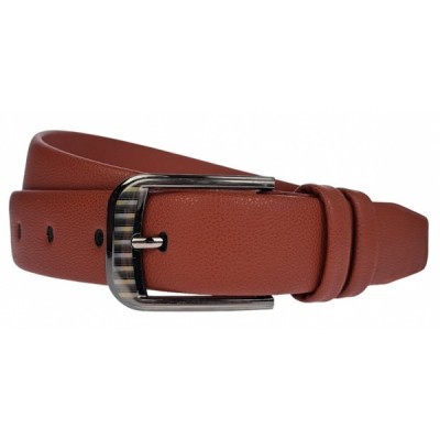 Curea barbati, casual, latime 3.7cm, Maro, piele eco - CK138M foto