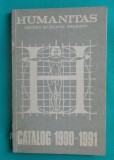 Editura Humanitas primul catalog editorial 1990 1991