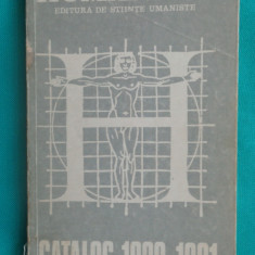 Editura Humanitas primul catalog editorial 1990 1991