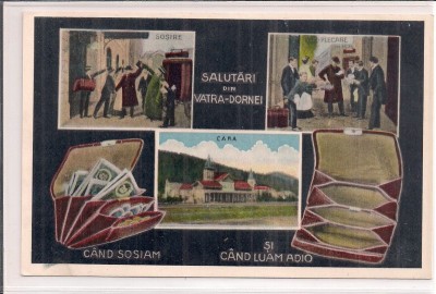 Carte postala necirculata din perioada interbelica Vatra Dornei foto
