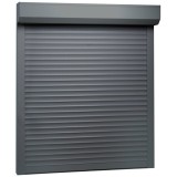 Oblon rulant antracit vidaXL, aluminiu, 100 x 120 cm, izolatie termica si fonica, rezistent intemperii