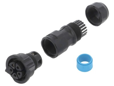 Conector circular mamă 5 pini IP68 foto