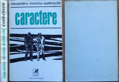 Alexandru Monciu Sudinschi ( Sudinski ), Caractere, 1973, editia 1 foto