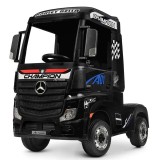 Cumpara ieftin Camion electric pentru copii Mercedes ACTROS, tractiune 4x4, 180W, 12V, roti moi EVA, telecomanda, echipare Premium, negru