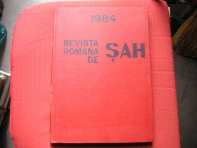 Revista romana de Sah - an complet - 1984 foto