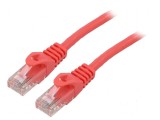 Cabluri Patch U/UTP 6 Litat CCA PVC Roșu 5m 26AWG, Lanberg