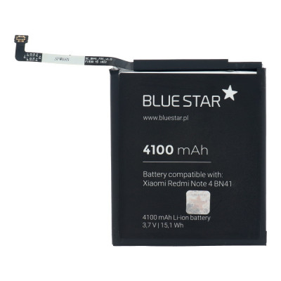 Acumulator XIAOMI Redmi Note 4 (4100 mAh) Blue Star foto