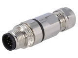 Mufă M12 12P Tată pe Cablu IP67
