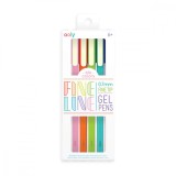 Pixuri cu gel colorate Fine Line - Set de 6