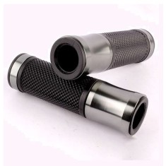 Mansoane Scuter Manere Moto Cauciuc Metal Gri NOI