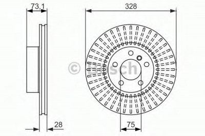 Disc frana BMW X3 (F25) (2010 - 2016) BOSCH 0 986 479 771 foto