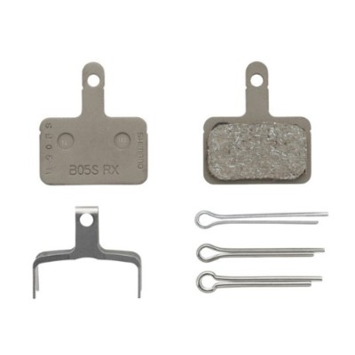 Placute de frana Shimano B05S-RX resin cu arc, 3 tipuri de split pin Cod:EBPB05SRXBS foto