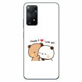 Husa compatibila cu Xiaomi Redmi Note 11 Pro 4G, 5G Silicon Gel Tpu Model Bubu Dudu Muaah Love You