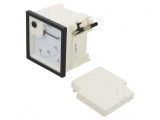 Voltmetru pe Panou 0-30V 72x72mm Clasa 1.5