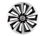 Cumpara ieftin Set 4 capace roti Fox Gri-Negru R16 pentru gama auto Nissan, Autohelix MSA