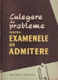 Culegere Probleme Matematica Examene Admitere Tehnica 1958 Carti Brosata 429 Pagini 13x20cm Romana
