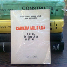 Cariera militara - Gheorghe Catana, Oliver Lustig