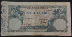 Bancnota 100000 lei - ROMANIA, anul 1946 / MAI *cod 604 foto