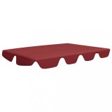 Cumpara ieftin Copertina de rezerva leagan gradina, rosu vin 150/130x105/70 cm