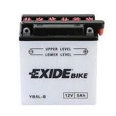 Baterie moto 12V 5Ah (YB5L-B) pachet acid inclus Exide