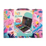 HAPPI HOBBI ART CASE SET DE DESEN DELUXE CU 100 DE ACCESORII FANTEZIE UNICORNI